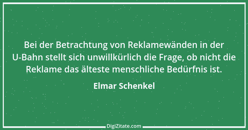 Zitat von Elmar Schenkel 170