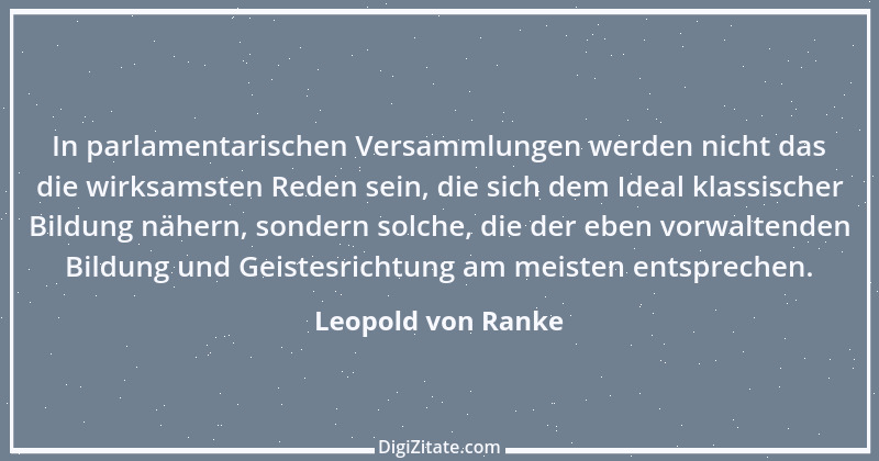 Zitat von Leopold von Ranke 1