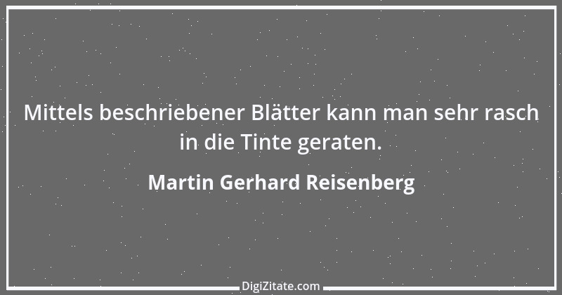 Zitat von Martin Gerhard Reisenberg 272