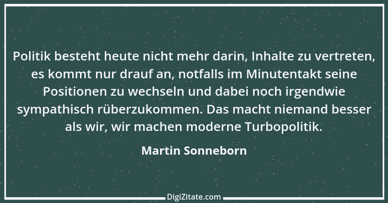 Zitat von Martin Sonneborn 1