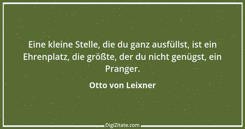 Zitat von Otto von Leixner 256