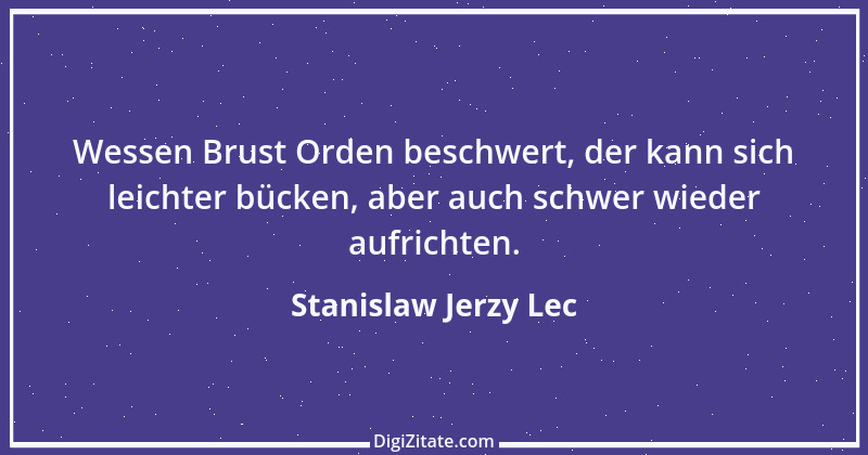 Zitat von Stanislaw Jerzy Lec 290