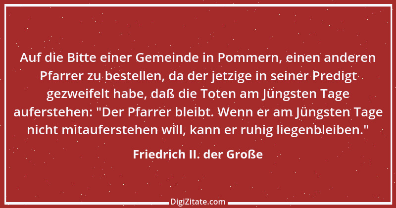 Zitat von Friedrich II. der Große 110