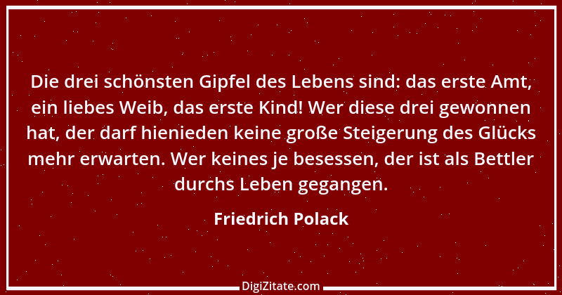 Zitat von Friedrich Polack 2