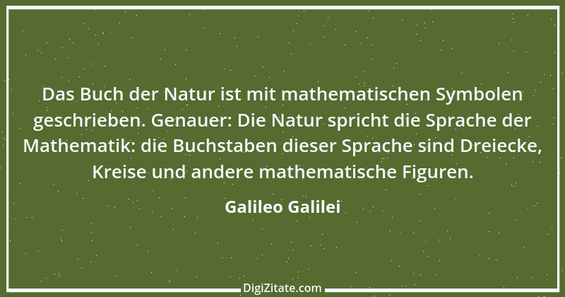 Zitat von Galileo Galilei 2