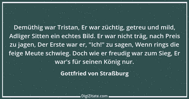 Zitat von Gottfried von Straßburg 1