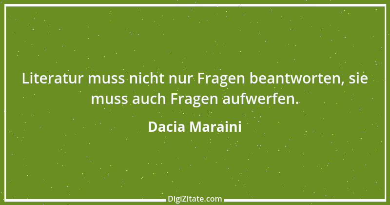 Zitat von Dacia Maraini 1