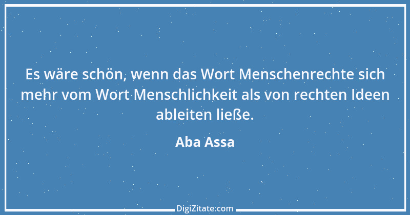 Zitat von Aba Assa 27