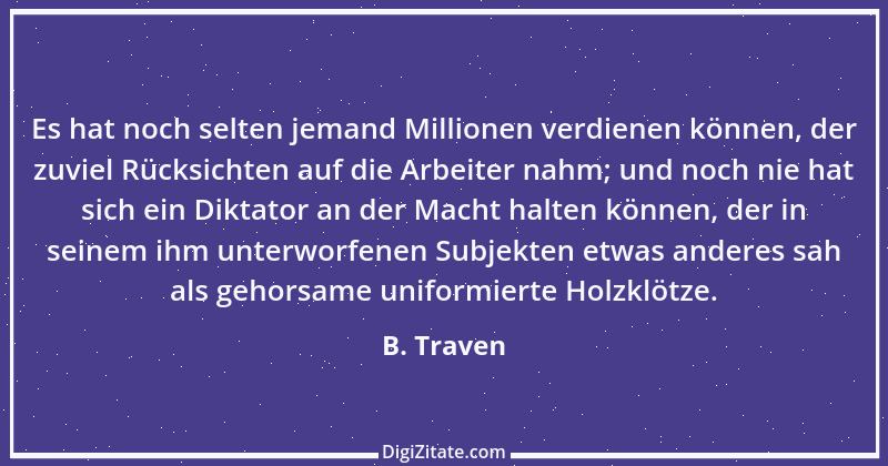 Zitat von B. Traven 57