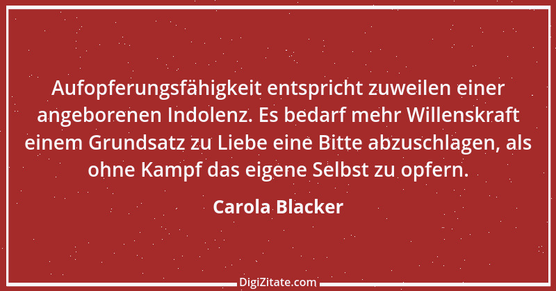 Zitat von Carola Blacker 5