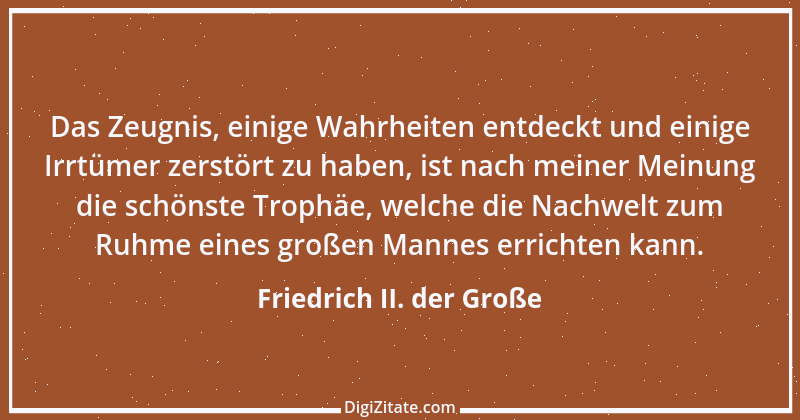 Zitat von Friedrich II. der Große 112