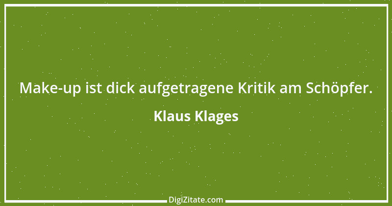 Zitat von Klaus Klages 212