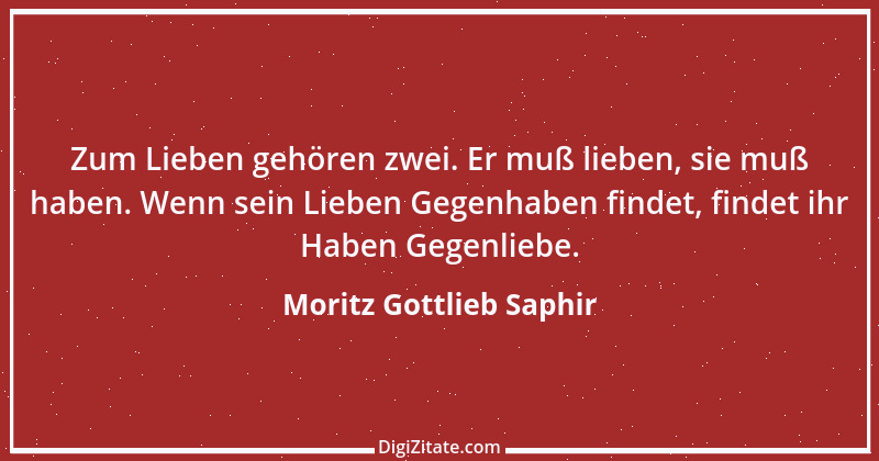 Zitat von Moritz Gottlieb Saphir 56