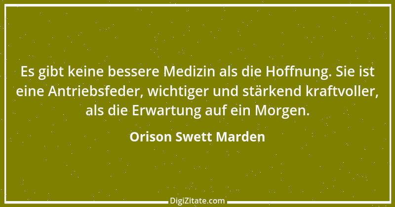 Zitat von Orison Swett Marden 2