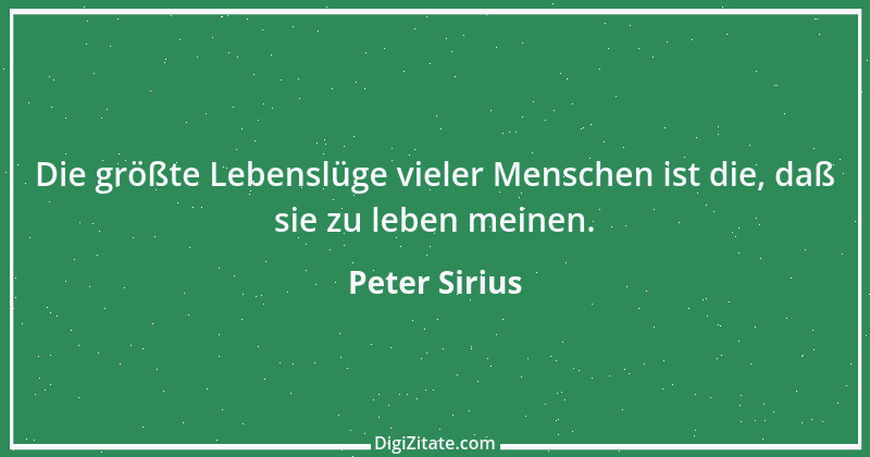 Zitat von Peter Sirius 360