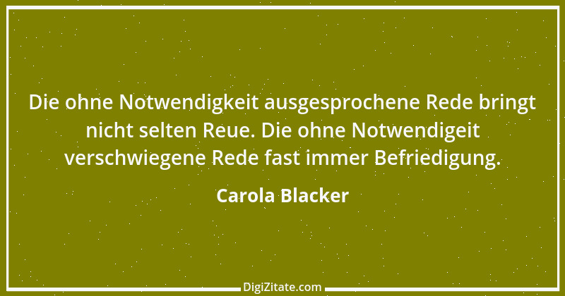 Zitat von Carola Blacker 6