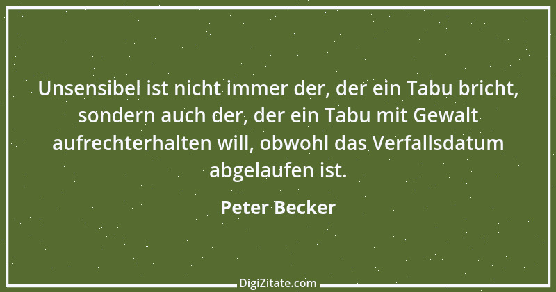 Zitat von Peter Becker 28