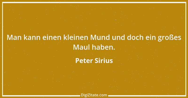 Zitat von Peter Sirius 361