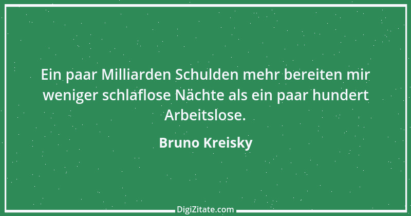 Zitat von Bruno Kreisky 1