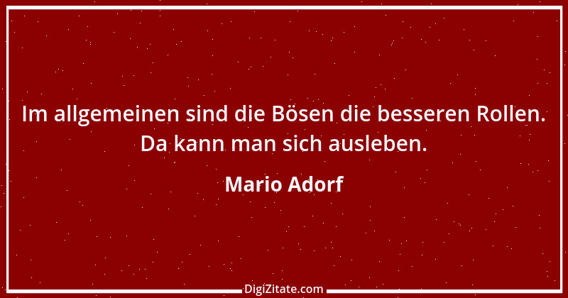 Zitat von Mario Adorf 19