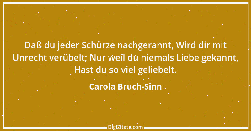 Zitat von Carola Bruch-Sinn 1