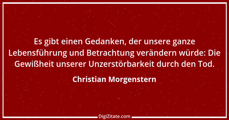 Zitat von Christian Morgenstern 486