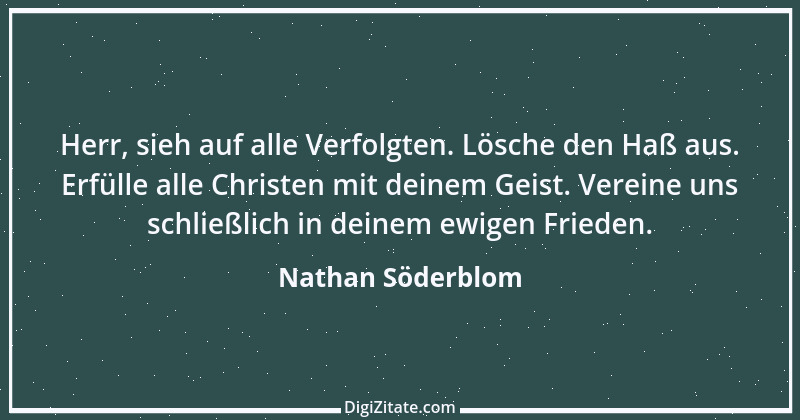 Zitat von Nathan Söderblom 1