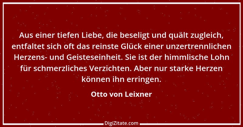 Zitat von Otto von Leixner 262