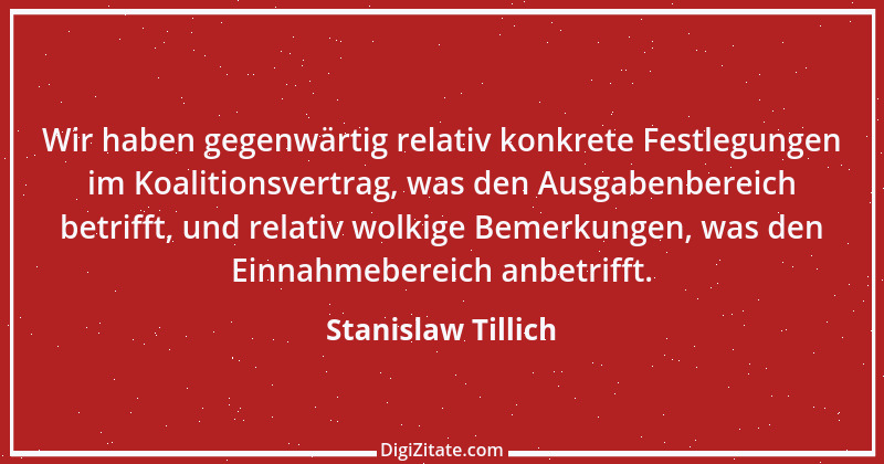 Zitat von Stanislaw Tillich 1