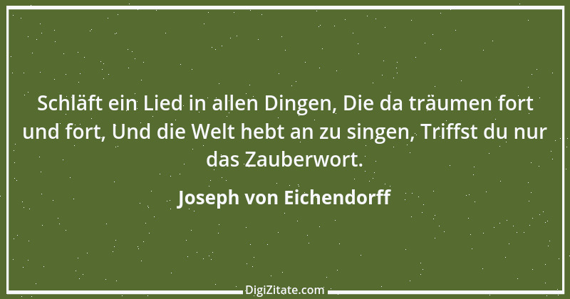 Zitat von Joseph von Eichendorff 59