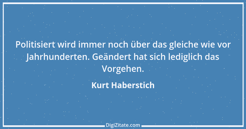 Zitat von Kurt Haberstich 167