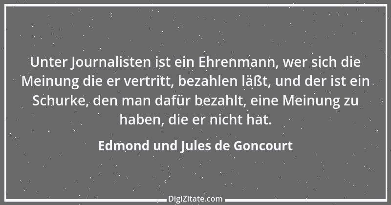 Zitat von Edmond und Jules de Goncourt 56