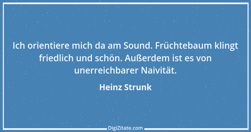 Zitat von Heinz Strunk 1