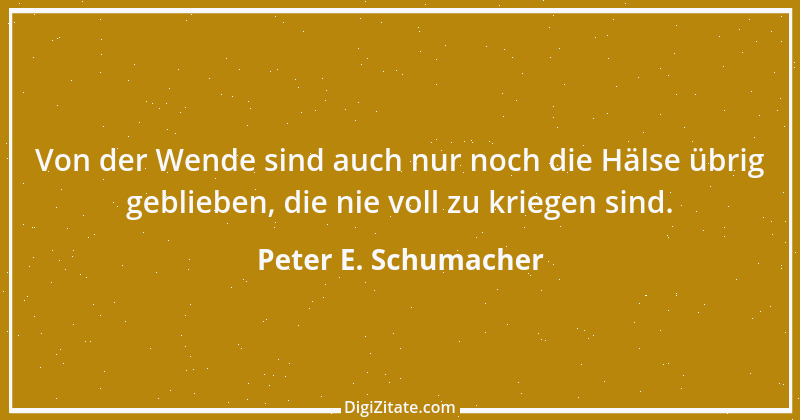 Zitat von Peter E. Schumacher 770