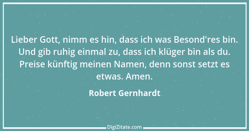 Zitat von Robert Gernhardt 3