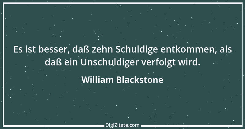 Zitat von William Blackstone 1