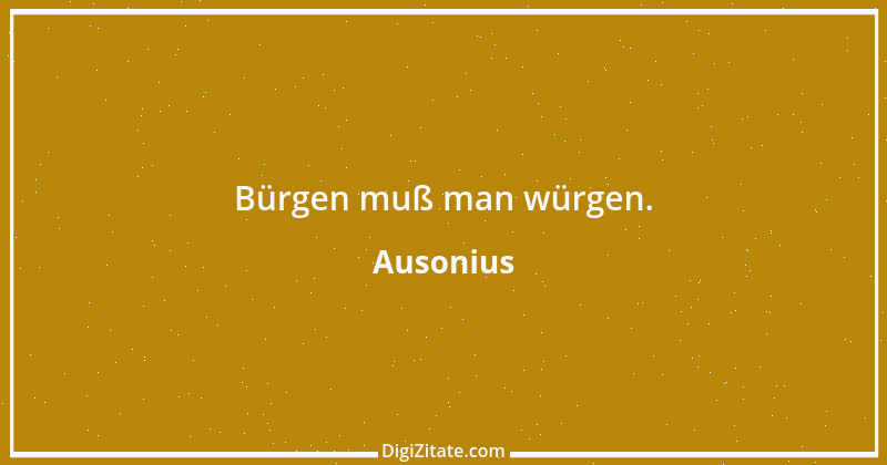 Zitat von Ausonius 6