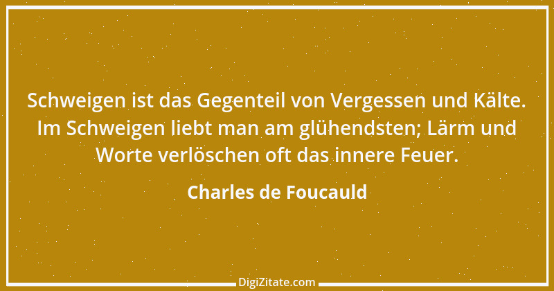 Zitat von Charles de Foucauld 1