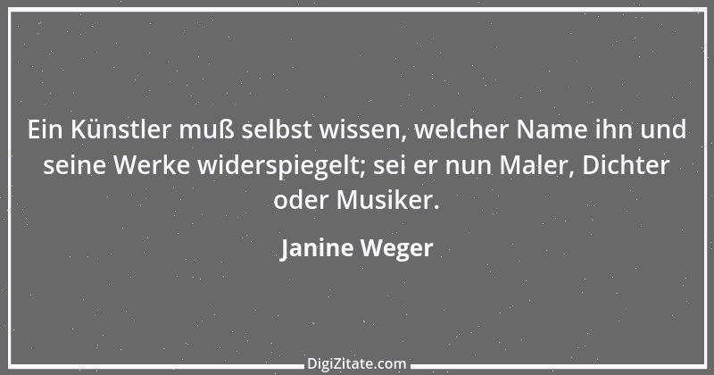 Zitat von Janine Weger 34