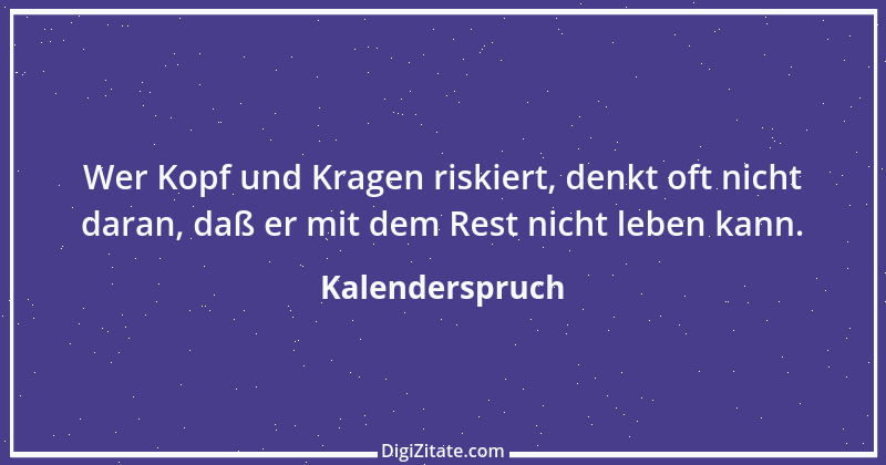 Zitat von Kalenderspruch 164