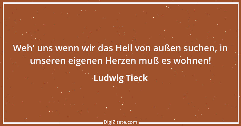 Zitat von Ludwig Tieck 4