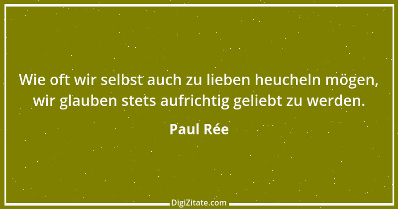 Zitat von Paul Rée 21