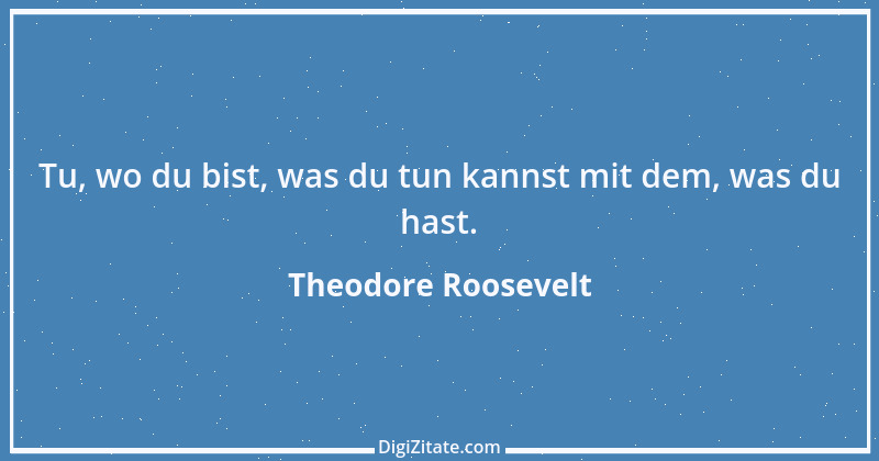 Zitat von Theodore Roosevelt 20