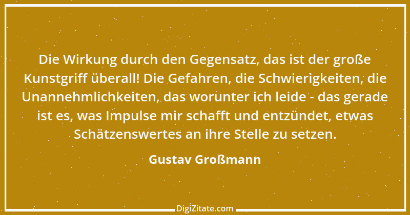 Zitat von Gustav Großmann 1