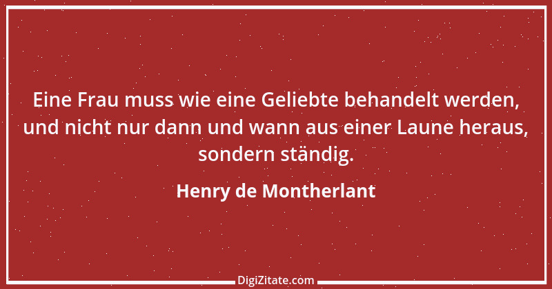 Zitat von Henry de Montherlant 19