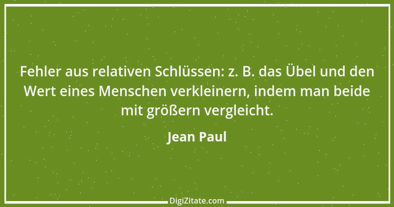 Zitat von Jean Paul 1111