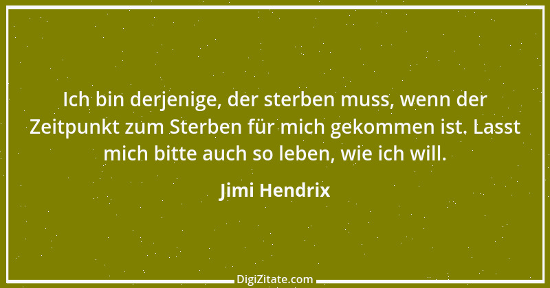 Zitat von Jimi Hendrix 4