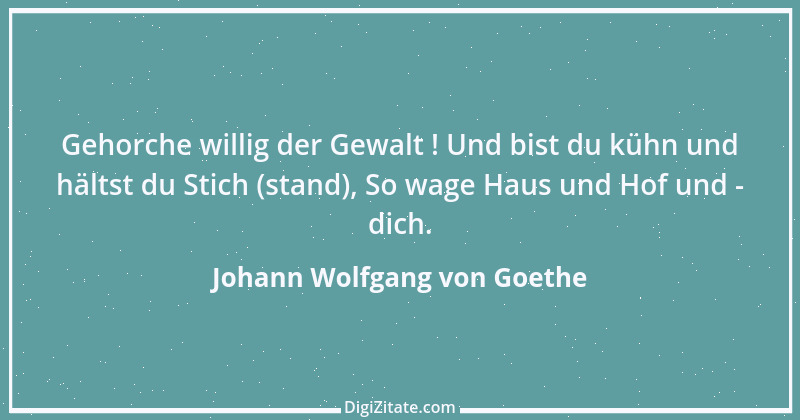 Zitat von Johann Wolfgang von Goethe 1966