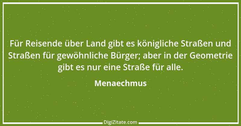 Zitat von Menaechmus 1