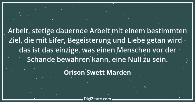 Zitat von Orison Swett Marden 8